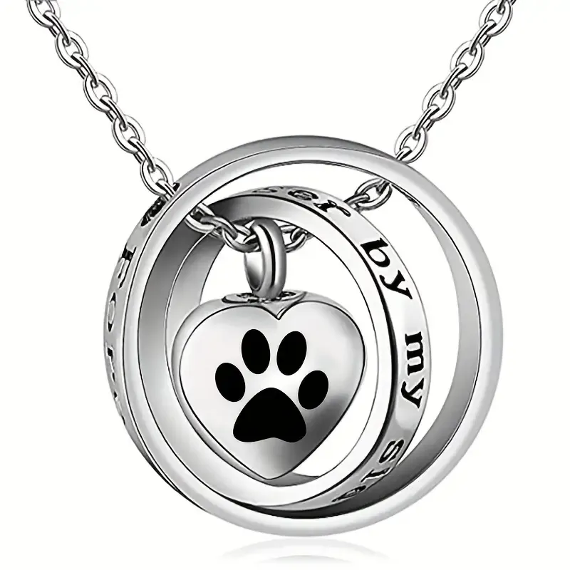 Dieren Ashanger voor Hond of Kat - "Forever By My Side" - Gedenksieraad