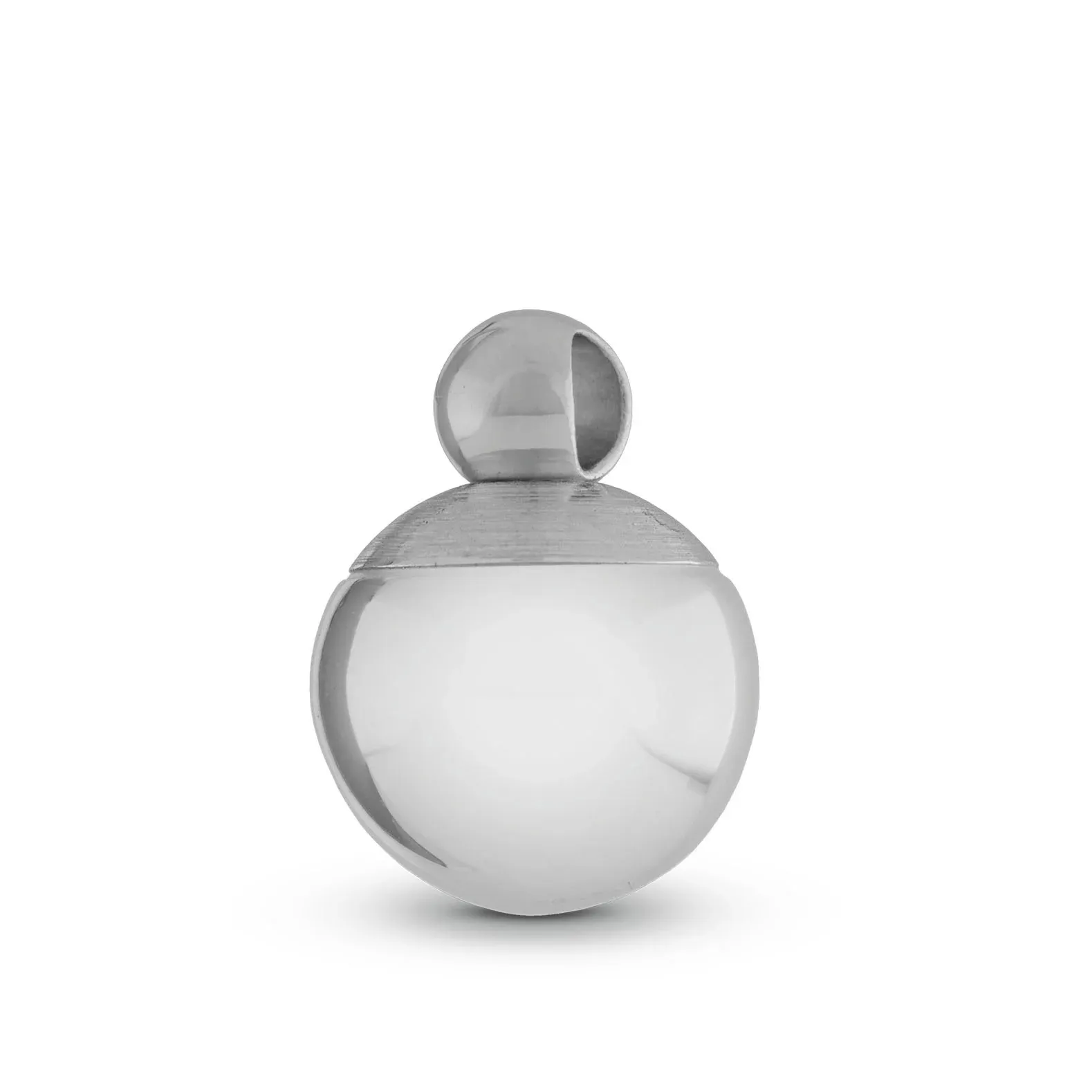 Ashanger Zilveren Bol - Modern en Minimalistisch - Gedenksieraad