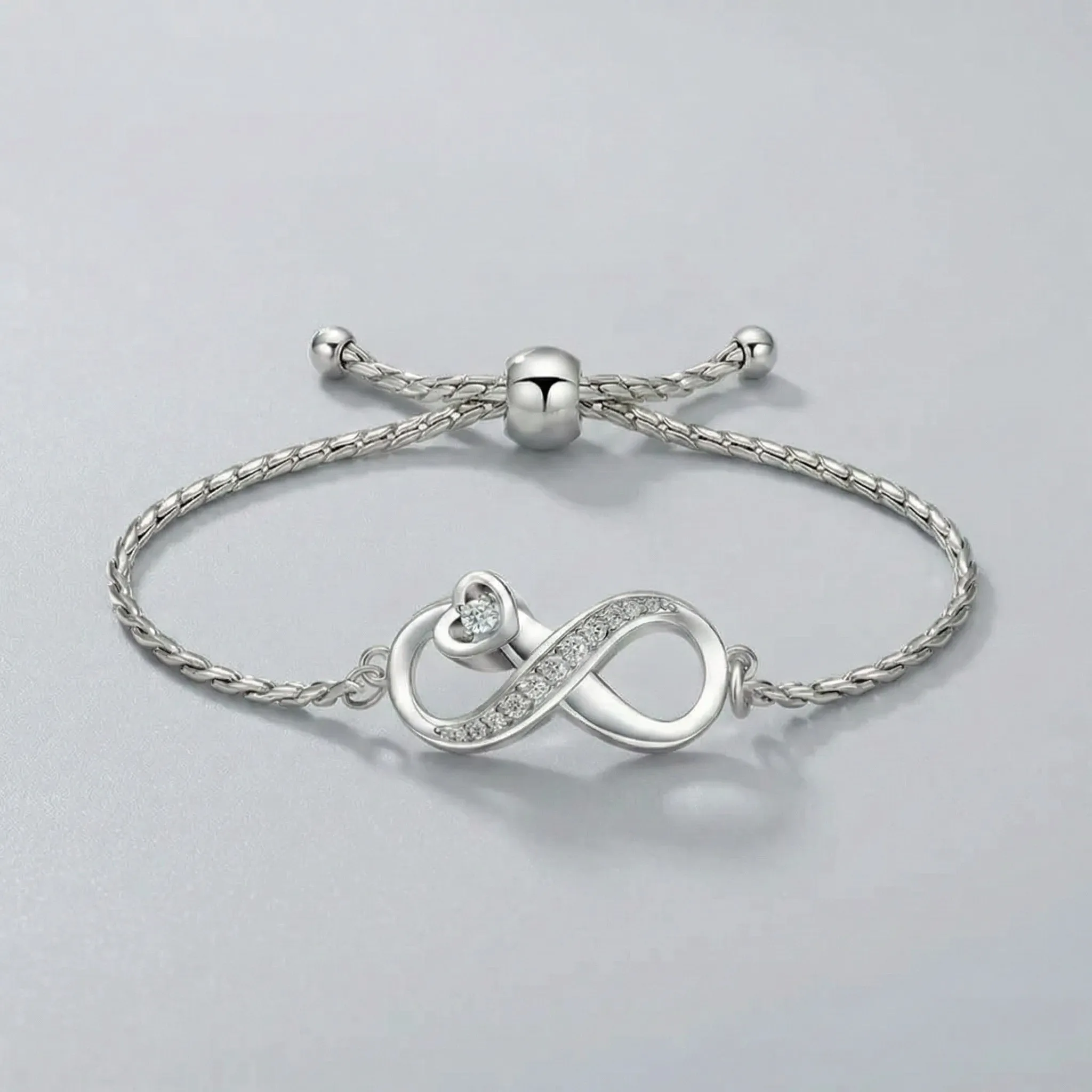 Infinity Urn Armband - Volledig verstelbaar | Zilverkleurig  - Waardig Gedenkteken